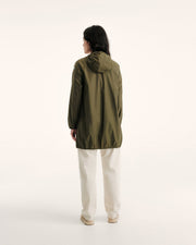 Imperméable long à capuche Army Glendale