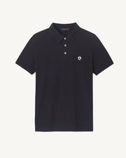 Polo en coton biologique Noir Lavan