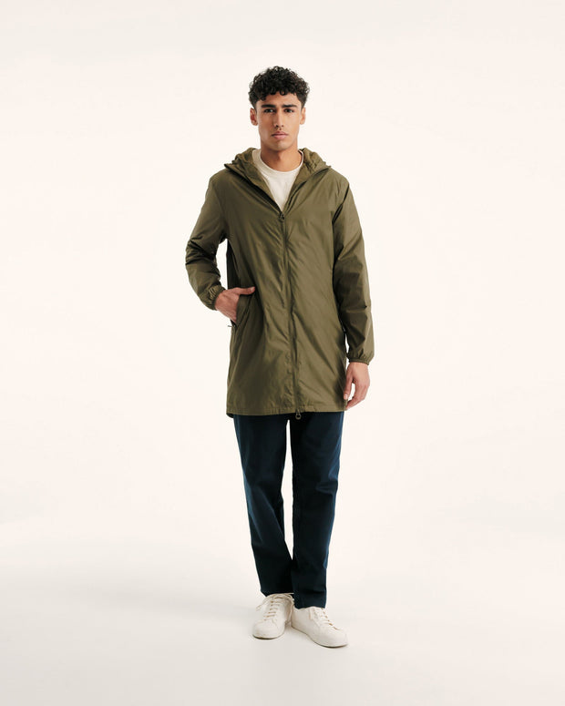Imperméable long doublé polaire Army Oban Polar