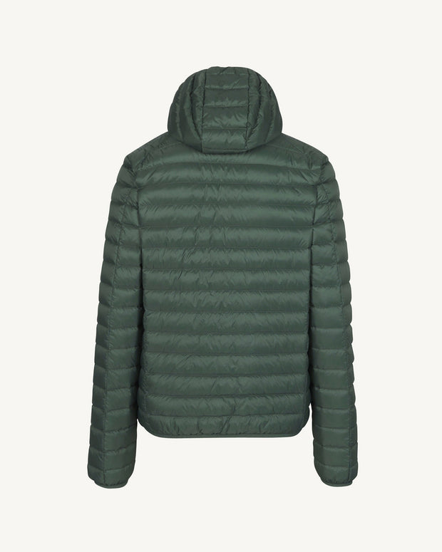 Doudoune légère à capuche Vert céladon Nico