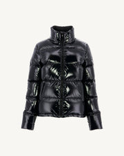 Doudoune laquée avec des cristaux Swarovski®️ Grand Froid Noir Cardiff