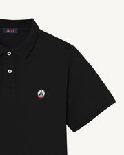 Polo en coton biologique Noir Marbella
