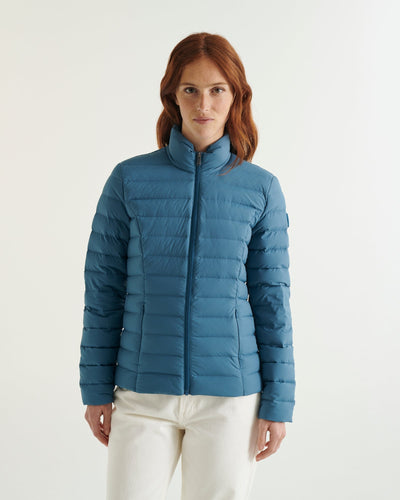 Doudoune stretch légère Bleu jeans Maia