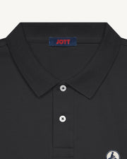 Polo en coton biologique Noir Marbella