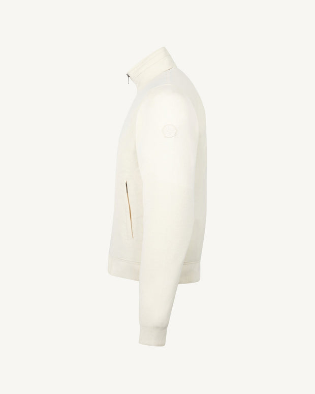 Veste à capuche bi-matière  Argile Bardenas